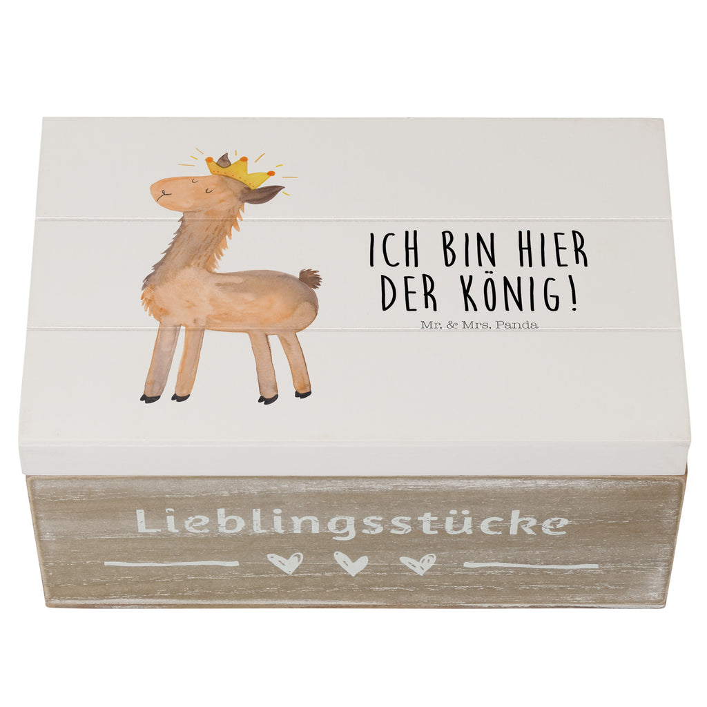 Holzkiste Lama König Holzkiste, Kiste, Schatzkiste, Truhe, Schatulle, XXL, Erinnerungsbox, Erinnerungskiste, Dekokiste, Aufbewahrungsbox, Lama, Alpaka, Lamas, König, Königin, Freundin, Mama, Papa, Büro Kollege, Kollegin, Chef, Vorgesetzter, Abi, Abitur