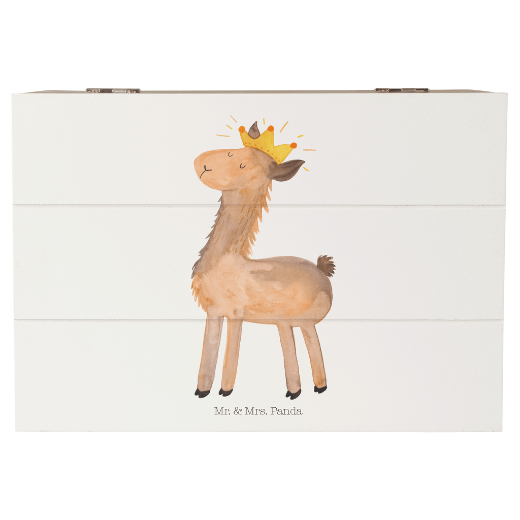 Holzkiste Lama König Holzkiste, Kiste, Schatzkiste, Truhe, Schatulle, XXL, Erinnerungsbox, Erinnerungskiste, Dekokiste, Aufbewahrungsbox, Lama, Alpaka, Lamas, König, Königin, Freundin, Mama, Papa, Büro Kollege, Kollegin, Chef, Vorgesetzter, Abi, Abitur