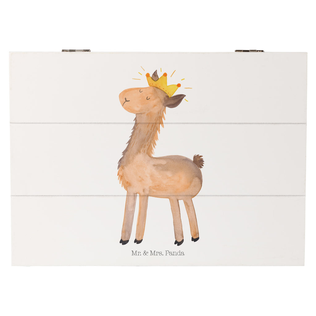 Holzkiste Lama König Holzkiste, Kiste, Schatzkiste, Truhe, Schatulle, XXL, Erinnerungsbox, Erinnerungskiste, Dekokiste, Aufbewahrungsbox, Lama, Alpaka, Lamas, König, Königin, Freundin, Mama, Papa, Büro Kollege, Kollegin, Chef, Vorgesetzter, Abi, Abitur