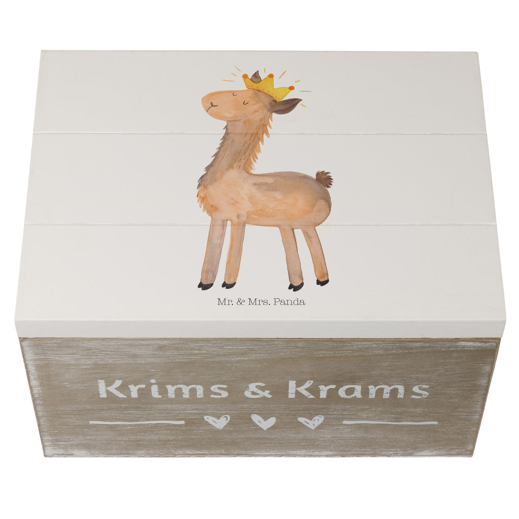 Holzkiste Lama König Holzkiste, Kiste, Schatzkiste, Truhe, Schatulle, XXL, Erinnerungsbox, Erinnerungskiste, Dekokiste, Aufbewahrungsbox, Lama, Alpaka, Lamas, König, Königin, Freundin, Mama, Papa, Büro Kollege, Kollegin, Chef, Vorgesetzter, Abi, Abitur