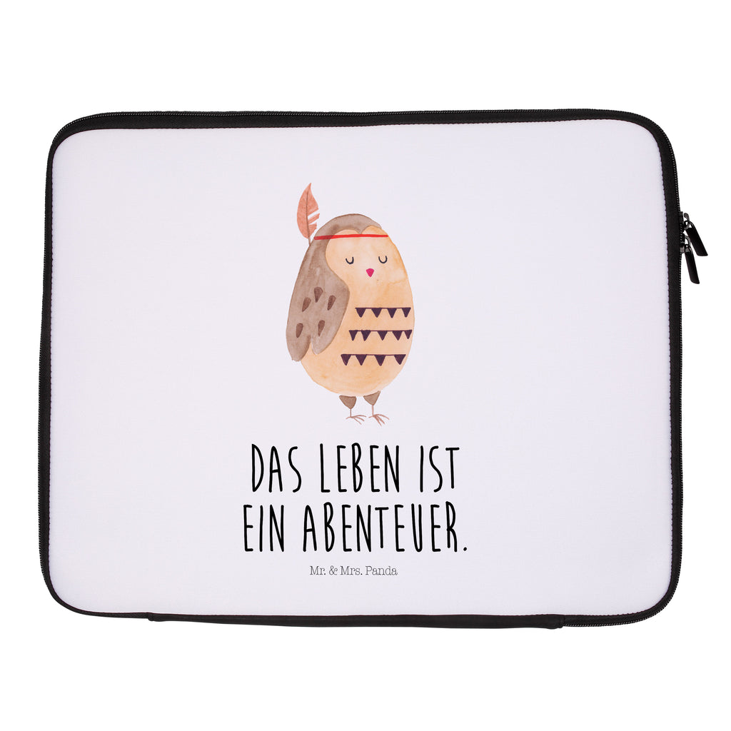 20 x 28 Notebook Tasche  Eule Federschmuck Notebook Tasche, Laptop, Computertasche, Tasche, Eule, Eule Deko, Owl, Das Leben ist ein Abenteuer, Reisespruch, Federschmuck, Dekoration