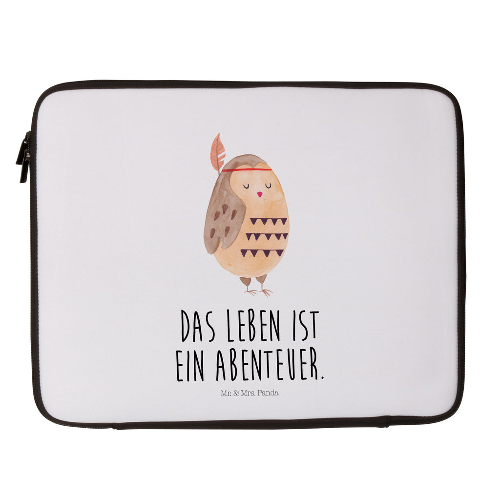20 x 28 Notebook Tasche  Eule Federschmuck Notebook Tasche, Laptop, Computertasche, Tasche, Eule, Eule Deko, Owl, Das Leben ist ein Abenteuer, Reisespruch, Federschmuck, Dekoration