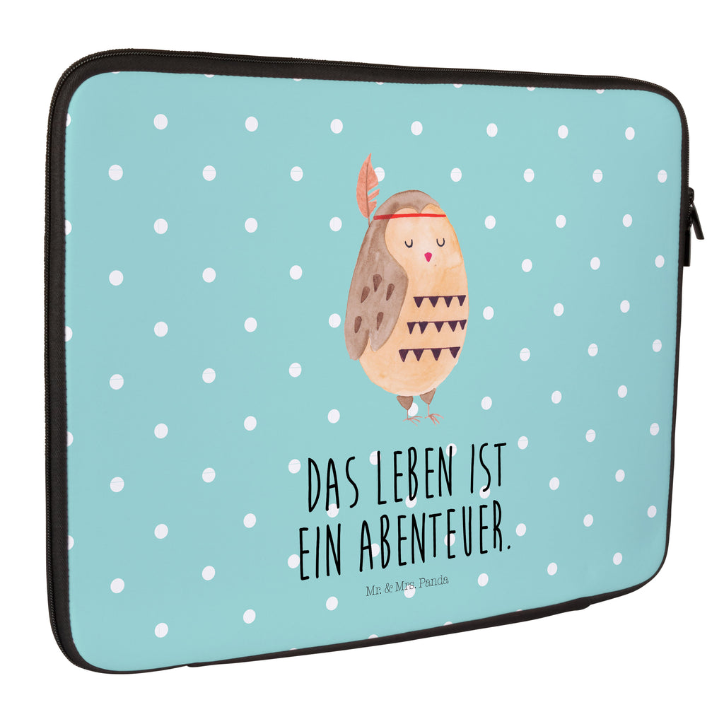 20 x 28 Notebook Tasche  Eule Federschmuck Notebook Tasche, Laptop, Computertasche, Tasche, Eule, Eule Deko, Owl, Das Leben ist ein Abenteuer, Reisespruch, Federschmuck, Dekoration