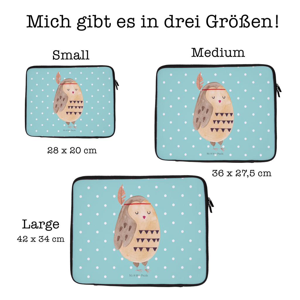 20 x 28 Notebook Tasche  Eule Federschmuck Notebook Tasche, Laptop, Computertasche, Tasche, Eule, Eule Deko, Owl, Das Leben ist ein Abenteuer, Reisespruch, Federschmuck, Dekoration
