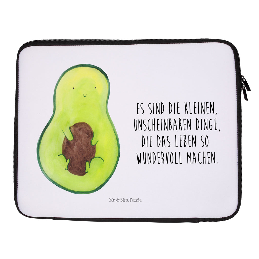 20 x 28 Notebook Tasche  Avocado mit Kern Notebook Tasche, Laptop, Computertasche, Tasche, Avocado, Veggie, Vegan, Gesund, Avokado, Avocadokern, Kern, Pflanze, Spruch Leben