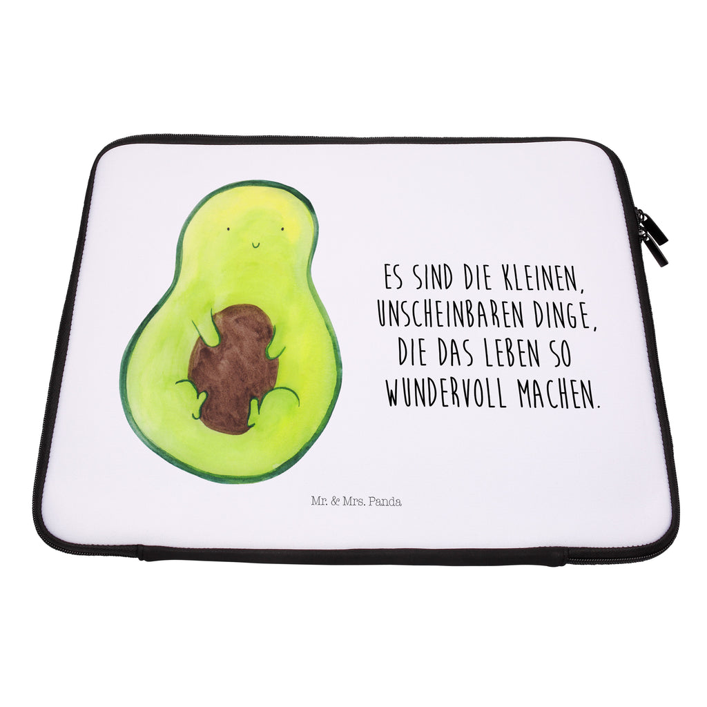20 x 28 Notebook Tasche  Avocado mit Kern Notebook Tasche, Laptop, Computertasche, Tasche, Avocado, Veggie, Vegan, Gesund, Avokado, Avocadokern, Kern, Pflanze, Spruch Leben