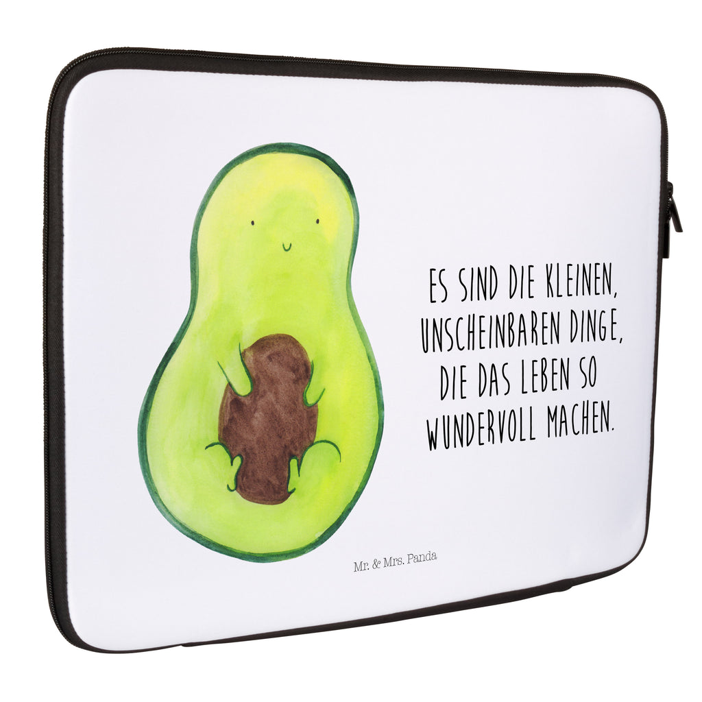 20 x 28 Notebook Tasche  Avocado mit Kern Notebook Tasche, Laptop, Computertasche, Tasche, Avocado, Veggie, Vegan, Gesund, Avokado, Avocadokern, Kern, Pflanze, Spruch Leben