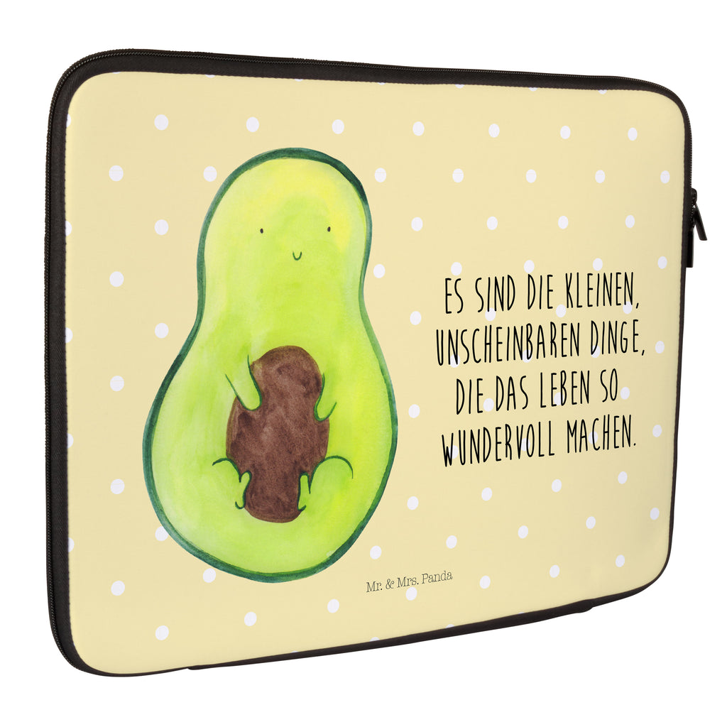 20 x 28 Notebook Tasche  Avocado mit Kern Notebook Tasche, Laptop, Computertasche, Tasche, Avocado, Veggie, Vegan, Gesund, Avokado, Avocadokern, Kern, Pflanze, Spruch Leben