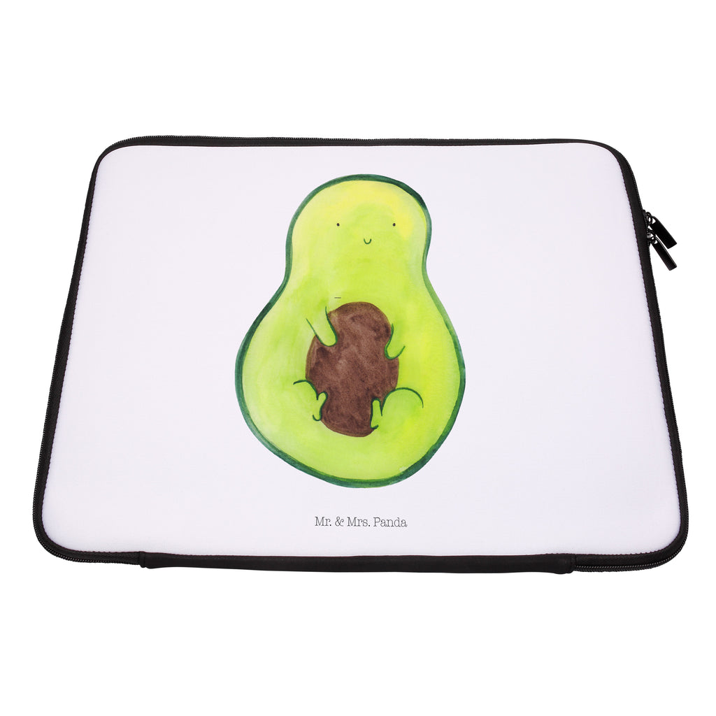 20 x 28 Notebook Tasche  Avocado mit Kern Notebook Tasche, Laptop, Computertasche, Tasche, Avocado, Veggie, Vegan, Gesund, Avokado, Avocadokern, Kern, Pflanze, Spruch Leben
