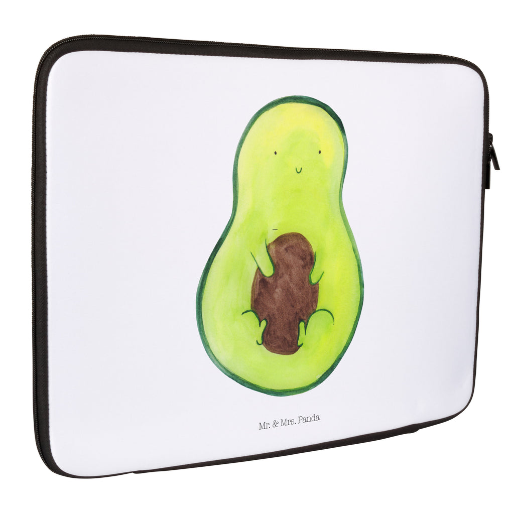 20 x 28 Notebook Tasche  Avocado mit Kern Notebook Tasche, Laptop, Computertasche, Tasche, Avocado, Veggie, Vegan, Gesund, Avokado, Avocadokern, Kern, Pflanze, Spruch Leben