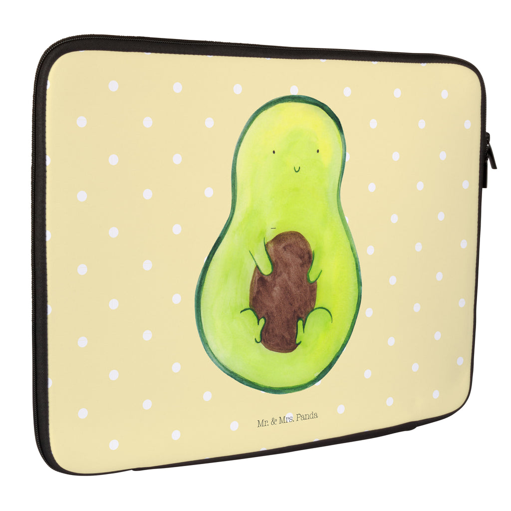 20 x 28 Notebook Tasche  Avocado mit Kern Notebook Tasche, Laptop, Computertasche, Tasche, Avocado, Veggie, Vegan, Gesund, Avokado, Avocadokern, Kern, Pflanze, Spruch Leben