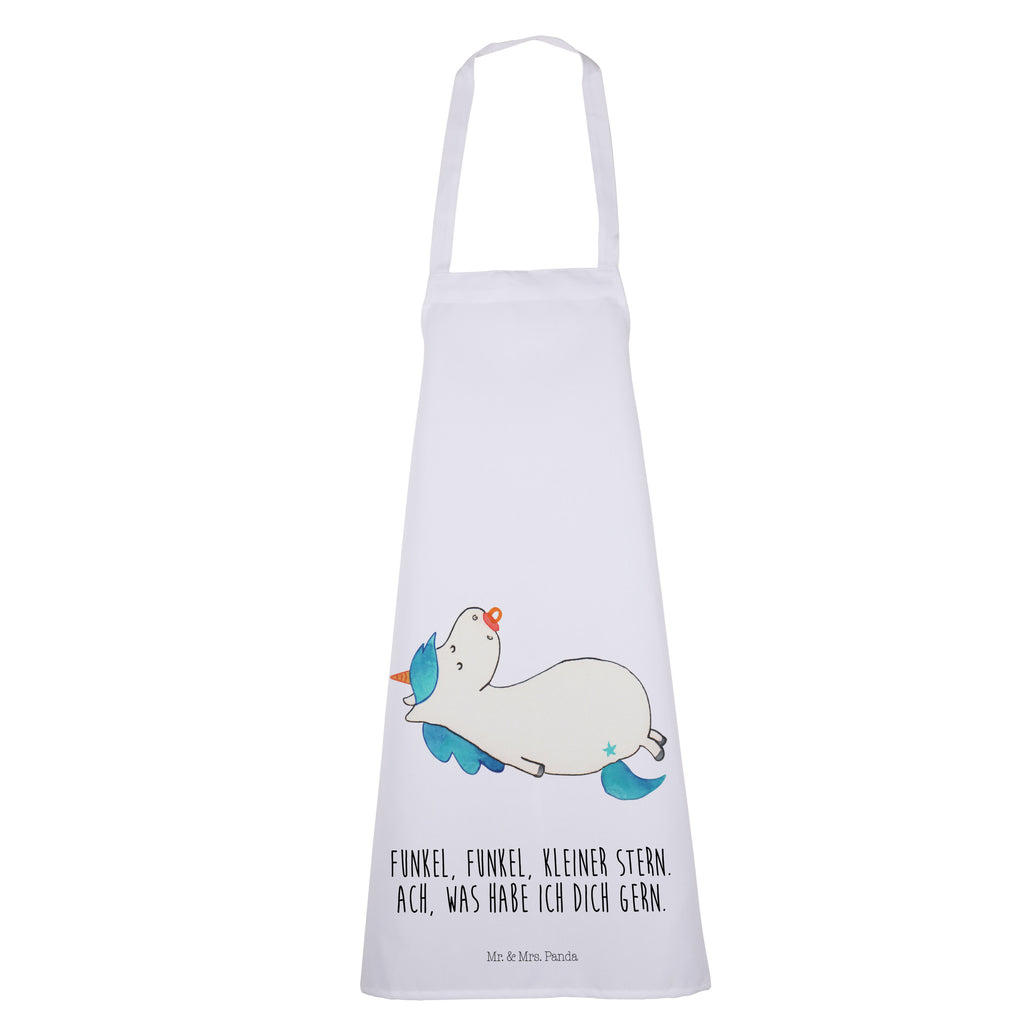 Kochschürze Einhorn Schnullie Schürze, Backschürze, Küchenschürze, Grillschürze, Latzschürze, Einhorn, Einhörner, Einhorn Deko, Pegasus, Unicorn, Baby, Kleinkind, Geburt, Geburtstag, Säugling, Schnuller, Geschenk Geburt, Mutter, Mama