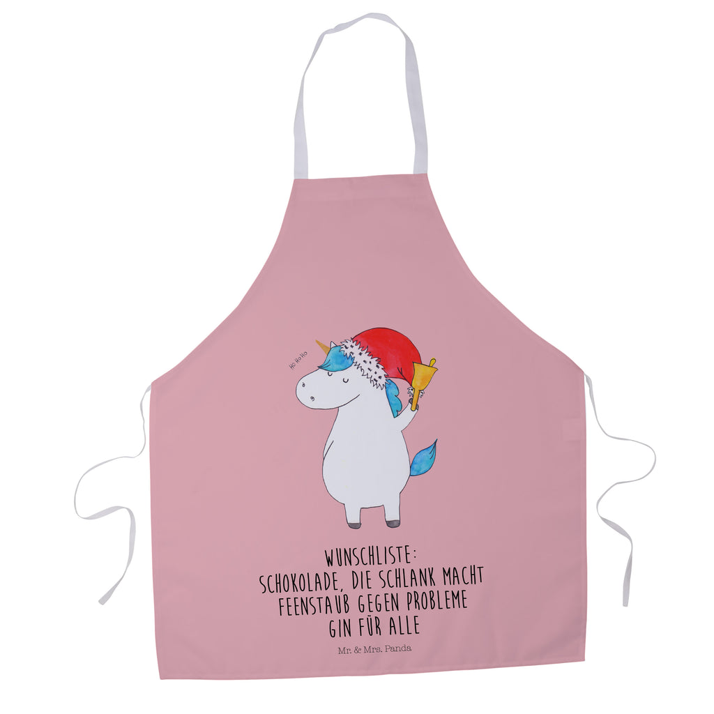 Kochschürze Einhorn Weihnachtsmann Schürze, Backschürze, Küchenschürze, Grillschürze, Latzschürze, Einhorn, Einhörner, Einhorn Deko, Pegasus, Unicorn, Gin, Schokolade, Schoki, Weihnachten, Weihnachtsmann, Nikolaus, Wunschzettel, Wunschliste, Feenstaub