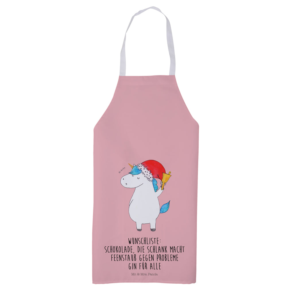 Kochschürze Einhorn Weihnachtsmann Schürze, Backschürze, Küchenschürze, Grillschürze, Latzschürze, Einhorn, Einhörner, Einhorn Deko, Pegasus, Unicorn, Gin, Schokolade, Schoki, Weihnachten, Weihnachtsmann, Nikolaus, Wunschzettel, Wunschliste, Feenstaub
