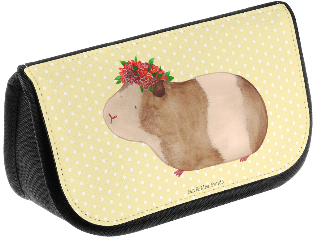 Kosmetiktasche Meerschweinchen weise Kosmetikbeutel, Kulturtasche, Kulturbeutel, Schminktasche, Make-Up Tasche, Tiermotive, Gute Laune, lustige Sprüche, Tiere, Meerschweinchen, Meerie, Meeries, Wunder, Blumenkind, Realität, Spruch, Weisheit, Motivation, Wunderland