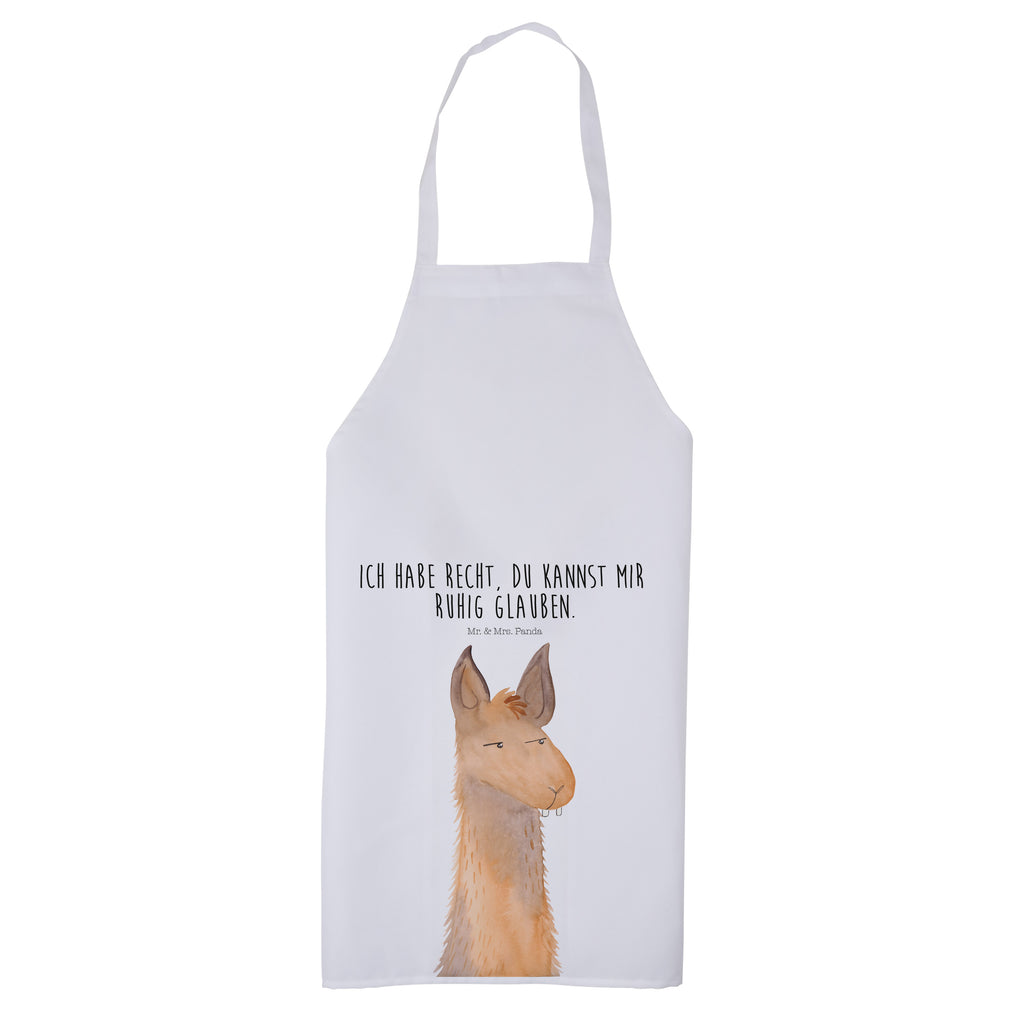 Kochschürze Lamakopf genervt Schürze, Backschürze, Küchenschürze, Grillschürze, Latzschürze, Lama, Alpaka, Lamas, Recht haben, genervt sein, Freundin, beste Freundin, Partnerin, Büro, Büroalltag, Chef, Chefin, Azubi