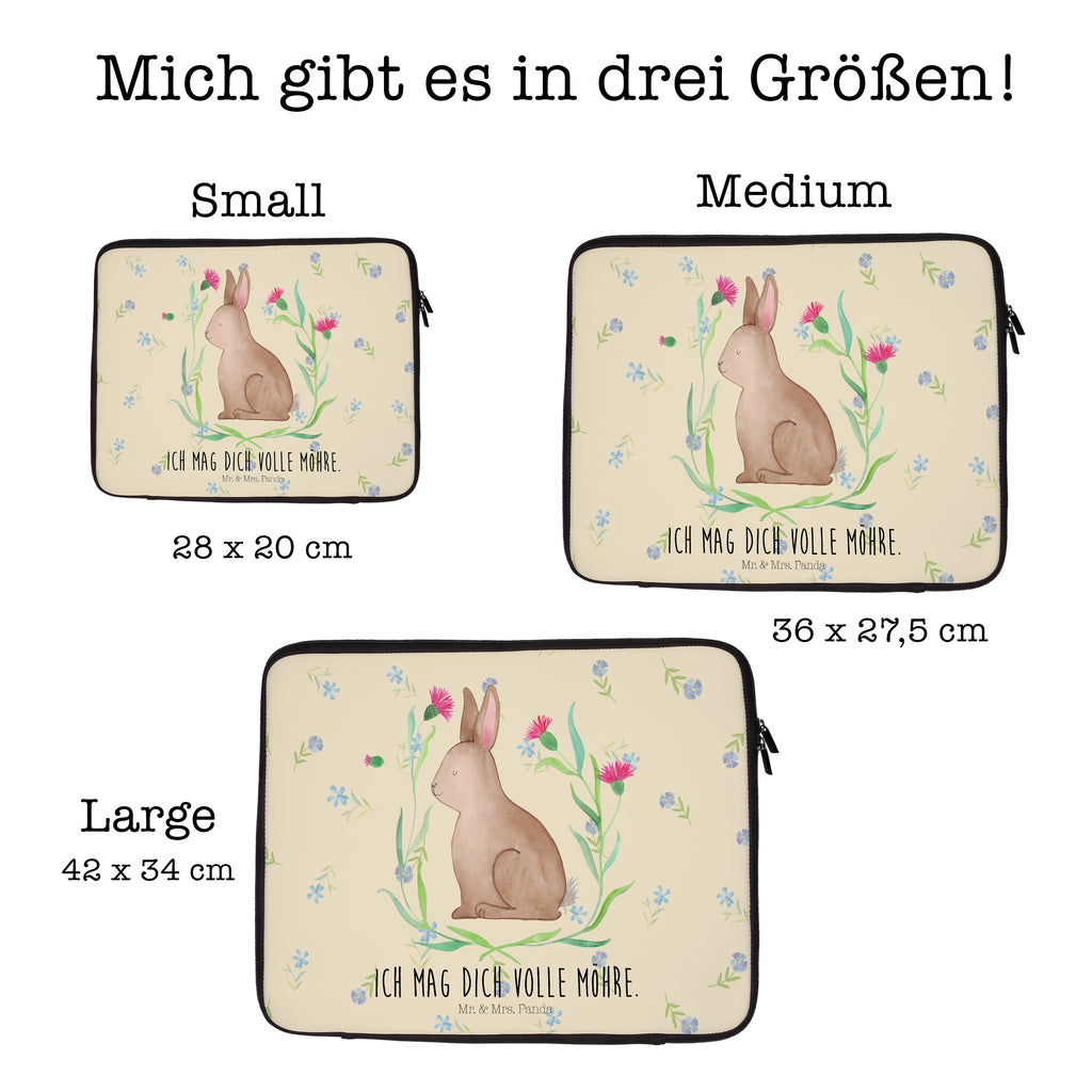 27 x 36 Notebook Tasche  Hase sitzend Notebook Tasche, Laptop, Computertasche, Tasche, Damen, Schutzhülle, Ostern, Osterhase, Ostergeschenke, Osternest, Osterdeko, Geschenk zu Ostern, Frohe Ostern, Ostergrüße, Osterblume, Liebe, Grüße, Hase, Kaninchen