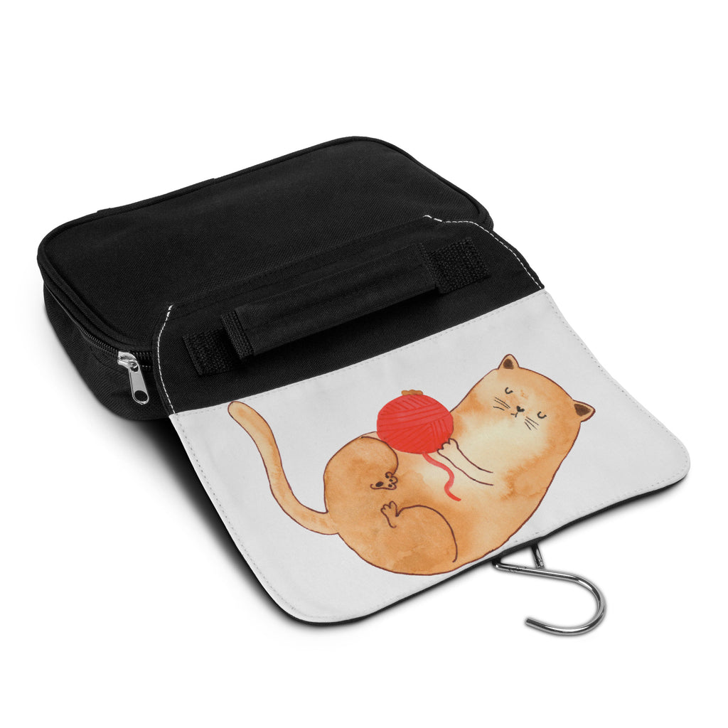 Kulturbeutel Katzen Wollknäul Kulturbeutel, Zum Aufhängen, Waschtasche, Kosmetiktasche, Damen, Herren, Aufbewahrungstasche, Schminktasche, Kosmetikbeutel, Organizer, Kulturtasche, Schminkutensil, Katze, Katzenmotiv, Katzenfan, Katzendeko, Katzenfreund, Katzenliebhaber, Katzenprodukte, Katzenartikel, Katzenaccessoires, Katzensouvenirs, Katzenliebhaberprodukte, Katzenmotive, Katzen, Kater, Mietze, Cat, Cats, Katzenhalter, Katzenbesitzerin, Haustier, Wollknäuel, Wolle, Spielen, Spiel, verspielt