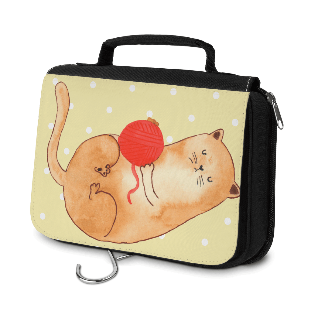 Kulturbeutel Katzen Wollknäul Kulturbeutel, Zum Aufhängen, Waschtasche, Kosmetiktasche, Damen, Herren, Aufbewahrungstasche, Schminktasche, Kosmetikbeutel, Organizer, Kulturtasche, Schminkutensil, Katze, Katzenmotiv, Katzenfan, Katzendeko, Katzenfreund, Katzenliebhaber, Katzenprodukte, Katzenartikel, Katzenaccessoires, Katzensouvenirs, Katzenliebhaberprodukte, Katzenmotive, Katzen, Kater, Mietze, Cat, Cats, Katzenhalter, Katzenbesitzerin, Haustier, Wollknäuel, Wolle, Spielen, Spiel, verspielt