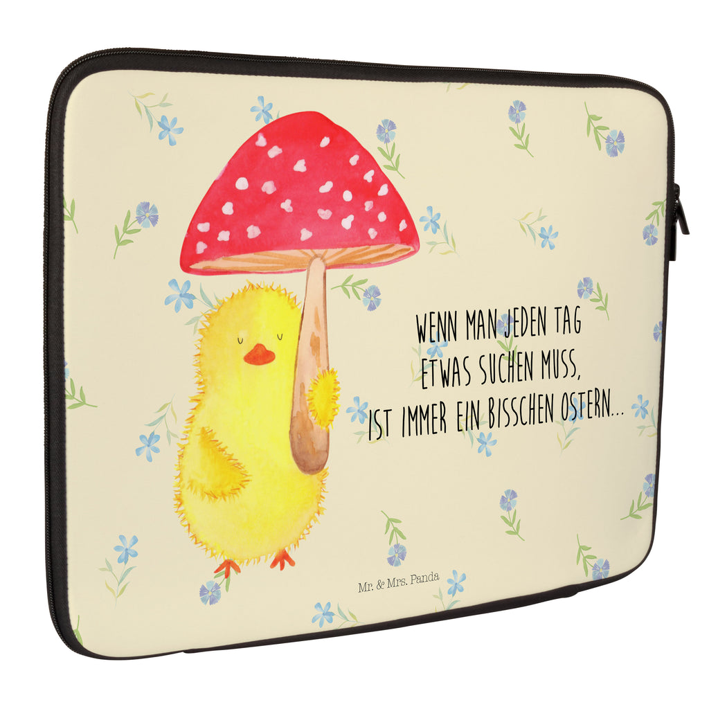 33 x 42 Notebook Tasche Küken Fliegenpilz Notebook Tasche, Laptop, Computertasche, Tasche, Schutzhülle, Ostern, Osterhase, Ostergeschenke, Osternest, Osterdeko, Geschenk zu Ostern, Küken, Fliegenpilz, Glückspilz, Frohe Ostern, Ostergrüße