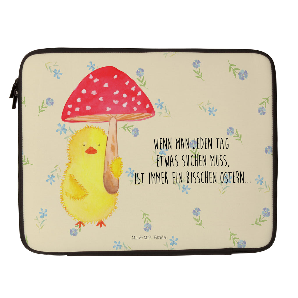 33 x 42 Notebook Tasche Küken Fliegenpilz Notebook Tasche, Laptop, Computertasche, Tasche, Schutzhülle, Ostern, Osterhase, Ostergeschenke, Osternest, Osterdeko, Geschenk zu Ostern, Küken, Fliegenpilz, Glückspilz, Frohe Ostern, Ostergrüße