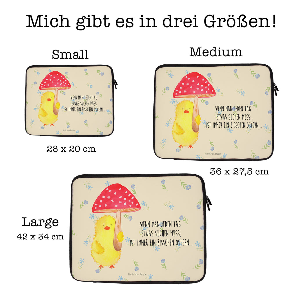 33 x 42 Notebook Tasche Küken Fliegenpilz Notebook Tasche, Laptop, Computertasche, Tasche, Schutzhülle, Ostern, Osterhase, Ostergeschenke, Osternest, Osterdeko, Geschenk zu Ostern, Küken, Fliegenpilz, Glückspilz, Frohe Ostern, Ostergrüße