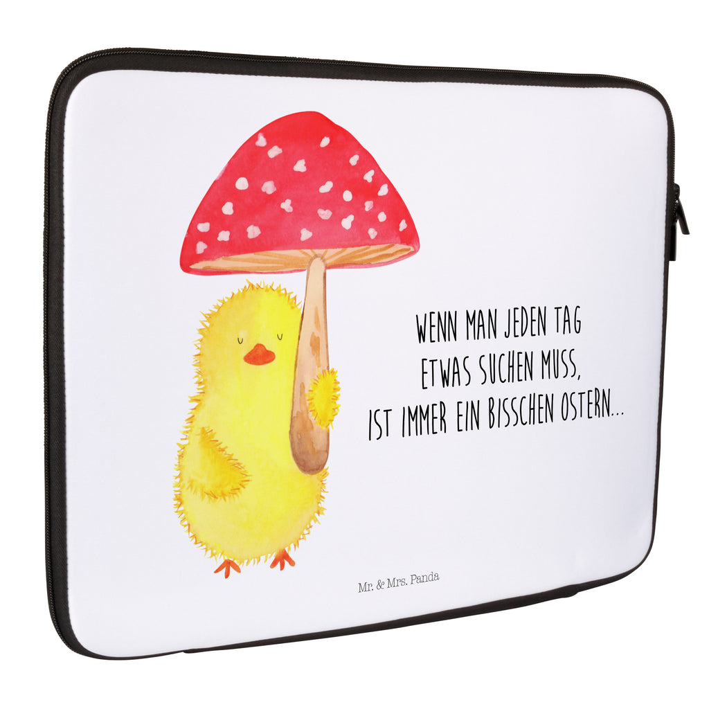 33 x 42 Notebook Tasche Küken Fliegenpilz Notebook Tasche, Laptop, Computertasche, Tasche, Schutzhülle, Ostern, Osterhase, Ostergeschenke, Osternest, Osterdeko, Geschenk zu Ostern, Küken, Fliegenpilz, Glückspilz, Frohe Ostern, Ostergrüße