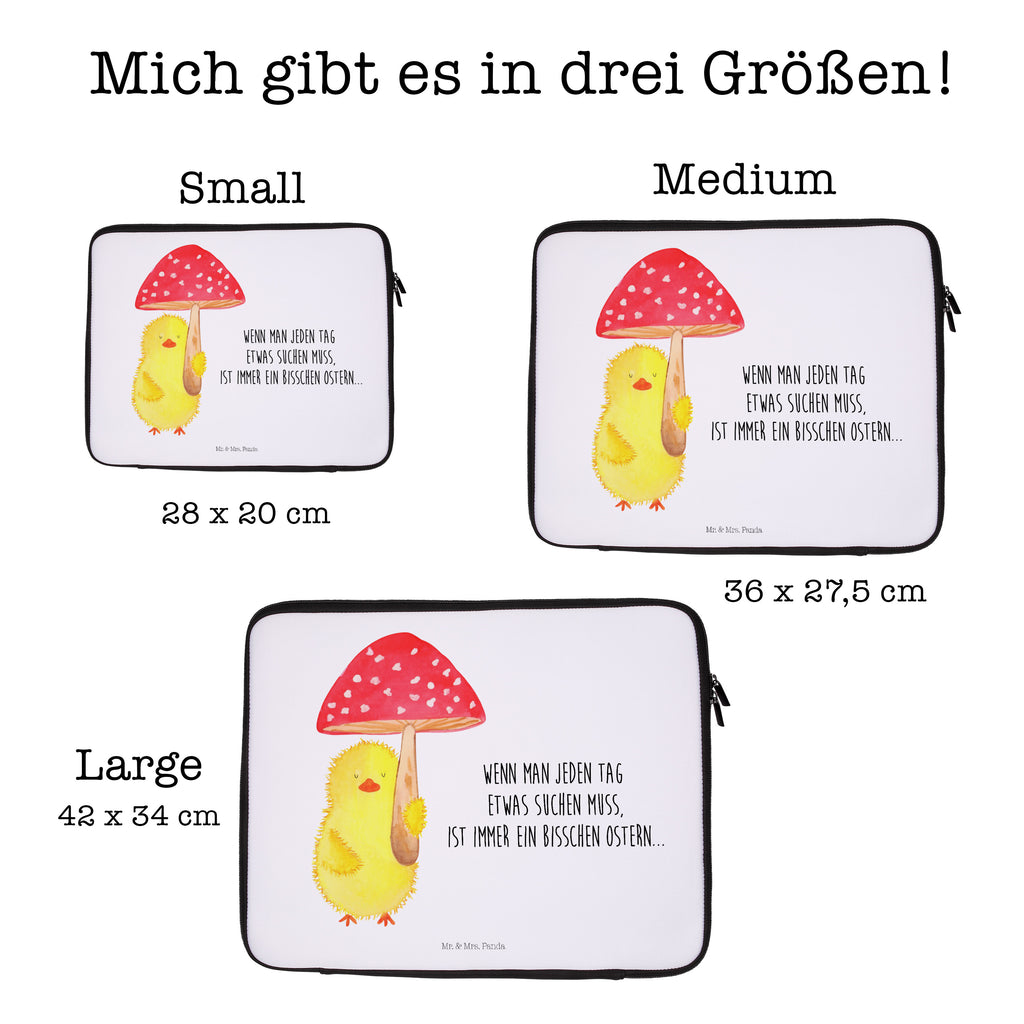 33 x 42 Notebook Tasche Küken Fliegenpilz Notebook Tasche, Laptop, Computertasche, Tasche, Schutzhülle, Ostern, Osterhase, Ostergeschenke, Osternest, Osterdeko, Geschenk zu Ostern, Küken, Fliegenpilz, Glückspilz, Frohe Ostern, Ostergrüße