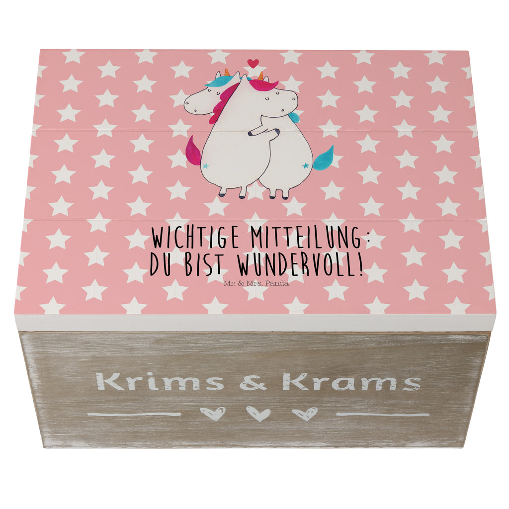 Holzkiste Einhorn Mitteilung Holzkiste, Kiste, Schatzkiste, Truhe, Schatulle, XXL, Erinnerungsbox, Erinnerungskiste, Dekokiste, Aufbewahrungsbox, Einhorn, Einhörner, Einhorn Deko, Pegasus, Unicorn, Valentinstag, Valentine, Liebe, Geschenk, Partner, Ehe, lustig, witzig, Spruch