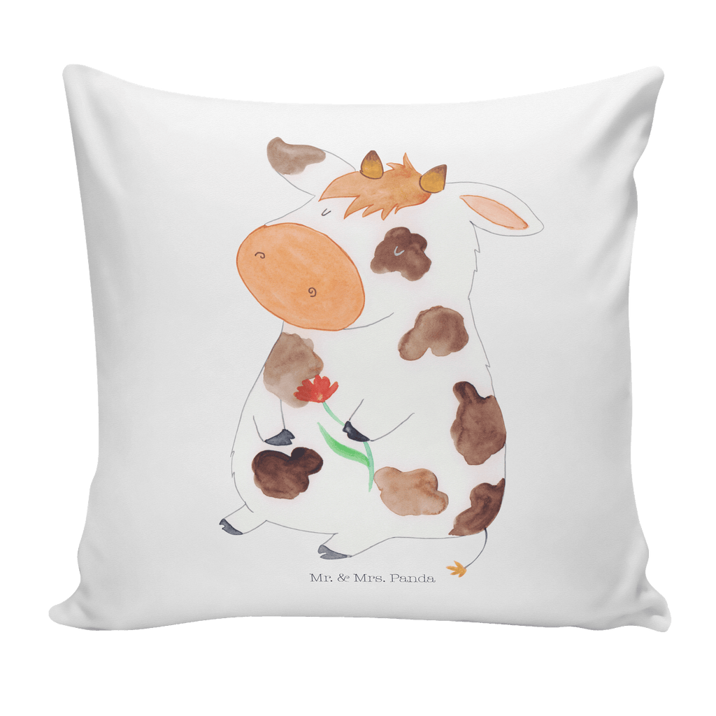 40x40 Kissen Kuh Kissenhülle, Kopfkissen, Sofakissen, Dekokissen, Motivkissen, Bauernhof, Hoftiere, Landwirt, Landwirtin, Kuh, Kühe, Träume, Flausen, Spruch, Magie, Motivtion, Hof, Milch, Milchkuh