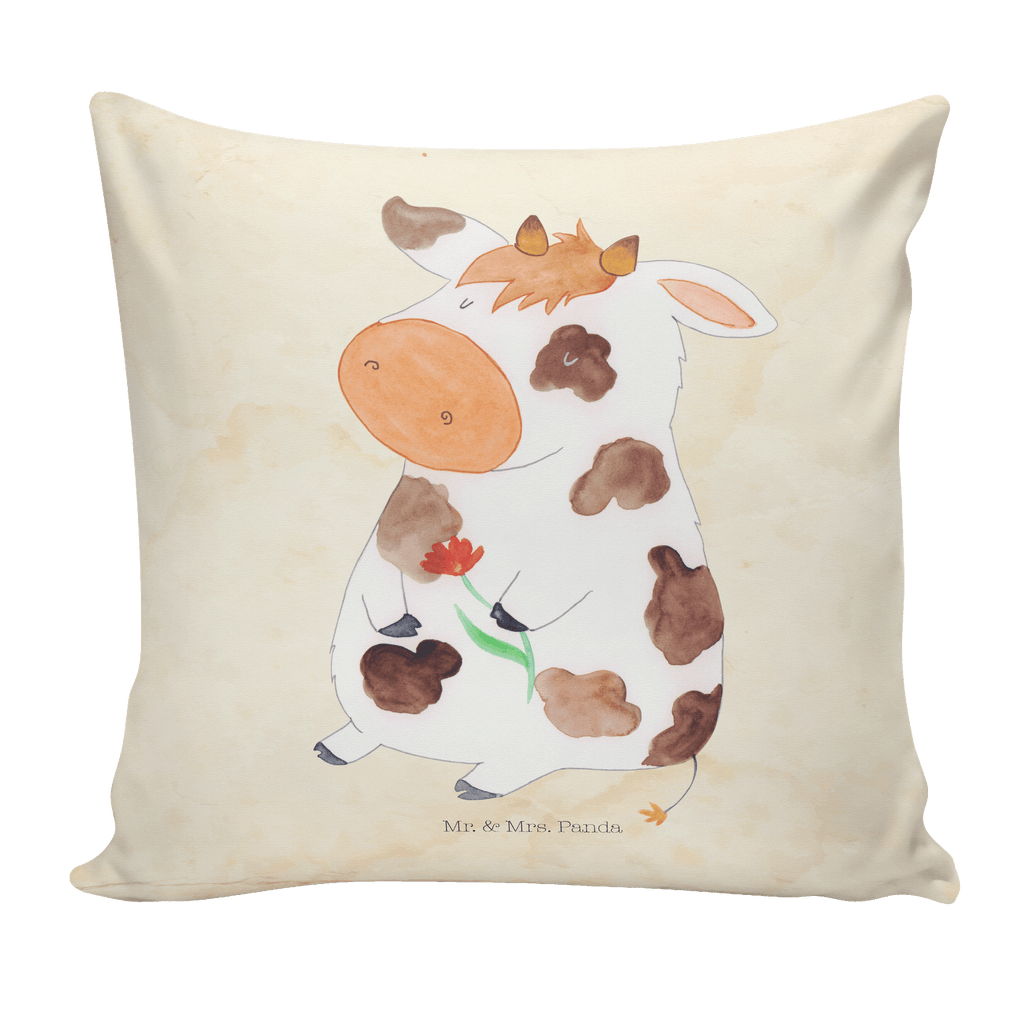 40x40 Kissen Kuh Kissenhülle, Kopfkissen, Sofakissen, Dekokissen, Motivkissen, Bauernhof, Hoftiere, Landwirt, Landwirtin, Kuh, Kühe, Träume, Flausen, Spruch, Magie, Motivtion, Hof, Milch, Milchkuh