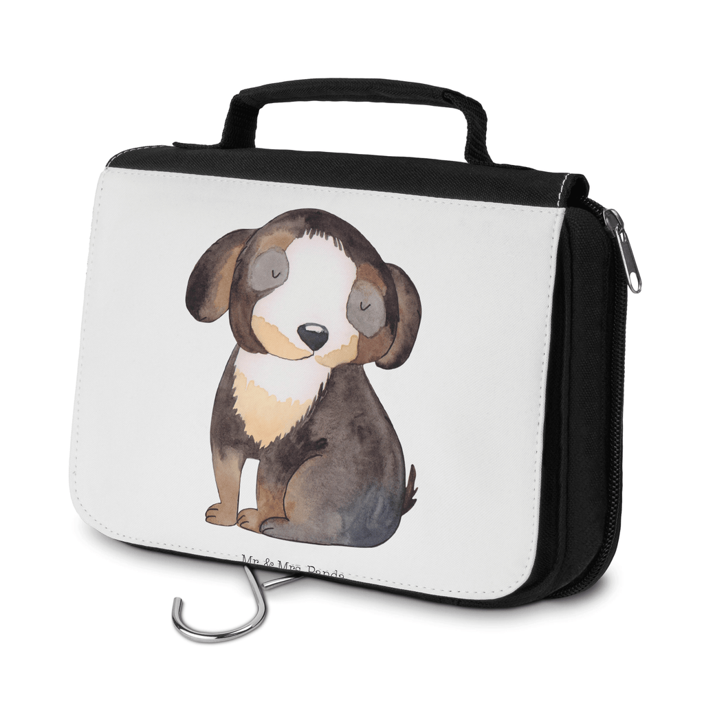 Kulturbeutel Hund entspannt Kulturbeutel, Zum Aufhängen, Waschtasche, Kosmetiktasche, Damen, Herren, Aufbewahrungstasche, Schminktasche, Kosmetikbeutel, Organizer, Kulturtasche, Schminkutensil, Hund, Hundemotiv, Haustier, Hunderasse, Tierliebhaber, Hundebesitzer, Sprüche, schwarzer Hund, Hundeliebe, Liebe, Hundeglück
