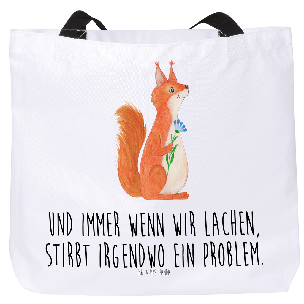 Shopper Eichhörnchen Blume Beutel, Einkaufstasche, Tasche, Strandtasche, Einkaufsbeutel, Shopper, Schultasche, Freizeittasche, Tragebeutel, Schulbeutel, Alltagstasche, Tiermotive, Gute Laune, lustige Sprüche, Tiere, Eichhörnchen, Eichhorn, Spruch positiv, Lachen, Spaß, Motivation Sprüche, Motivation Bilder, glücklich Spruch, Spruch Deko