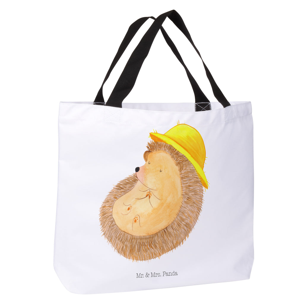 Shopper Igel betet Beutel, Einkaufstasche, Tasche, Strandtasche, Einkaufsbeutel, Shopper, Schultasche, Freizeittasche, Tragebeutel, Schulbeutel, Alltagstasche, Tiermotive, Gute Laune, lustige Sprüche, Tiere, Igel, Igel mit Hut, Sonnenhut, Gott, Amen, beten, Leben, Dankbarkeit, Dankbar sein, dankbar, genießen