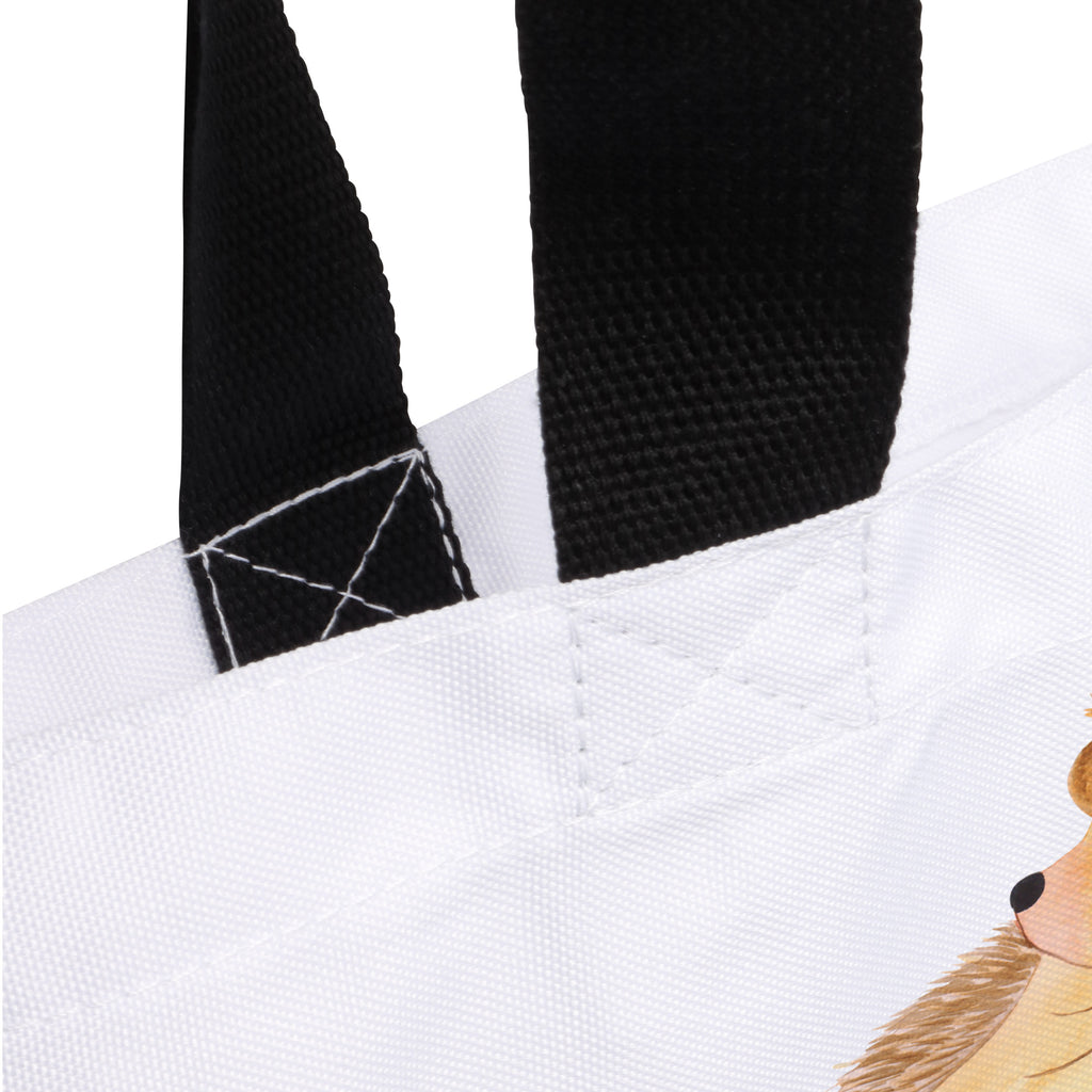 Shopper Igel betet Beutel, Einkaufstasche, Tasche, Strandtasche, Einkaufsbeutel, Shopper, Schultasche, Freizeittasche, Tragebeutel, Schulbeutel, Alltagstasche, Tiermotive, Gute Laune, lustige Sprüche, Tiere, Igel, Igel mit Hut, Sonnenhut, Gott, Amen, beten, Leben, Dankbarkeit, Dankbar sein, dankbar, genießen