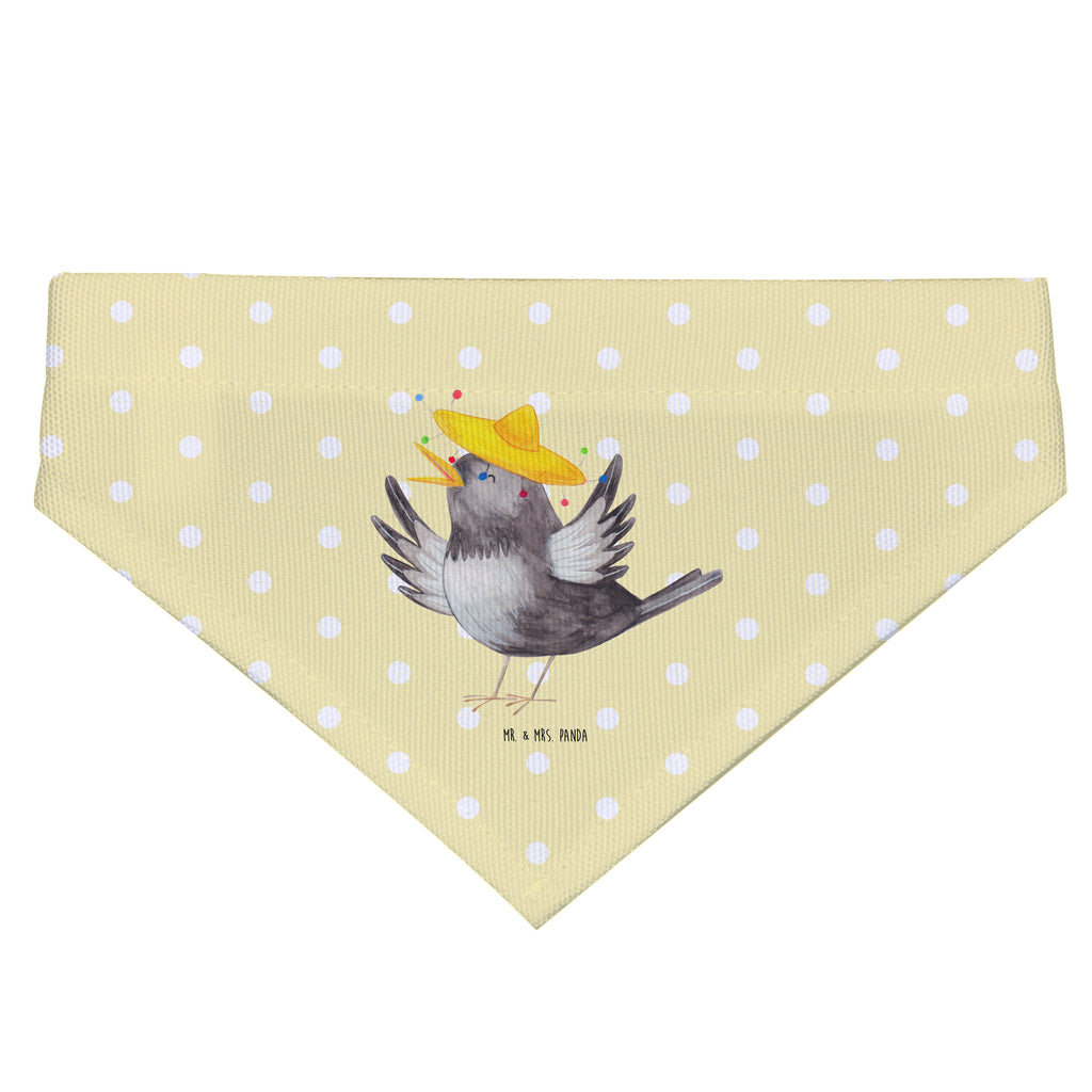 Hundehalstuch L Rabe mit Sombrero Hundehalstuch, Halstuch, Hunde, Tuch, groß, große Hunde, Tiermotive, Gute Laune, lustige Sprüche, Tiere, Rabe, Vogel, Vögel, Spruch positiv, fröhlich sein, glücklich sein, Glück Spruch, froh, Elster, Motivation