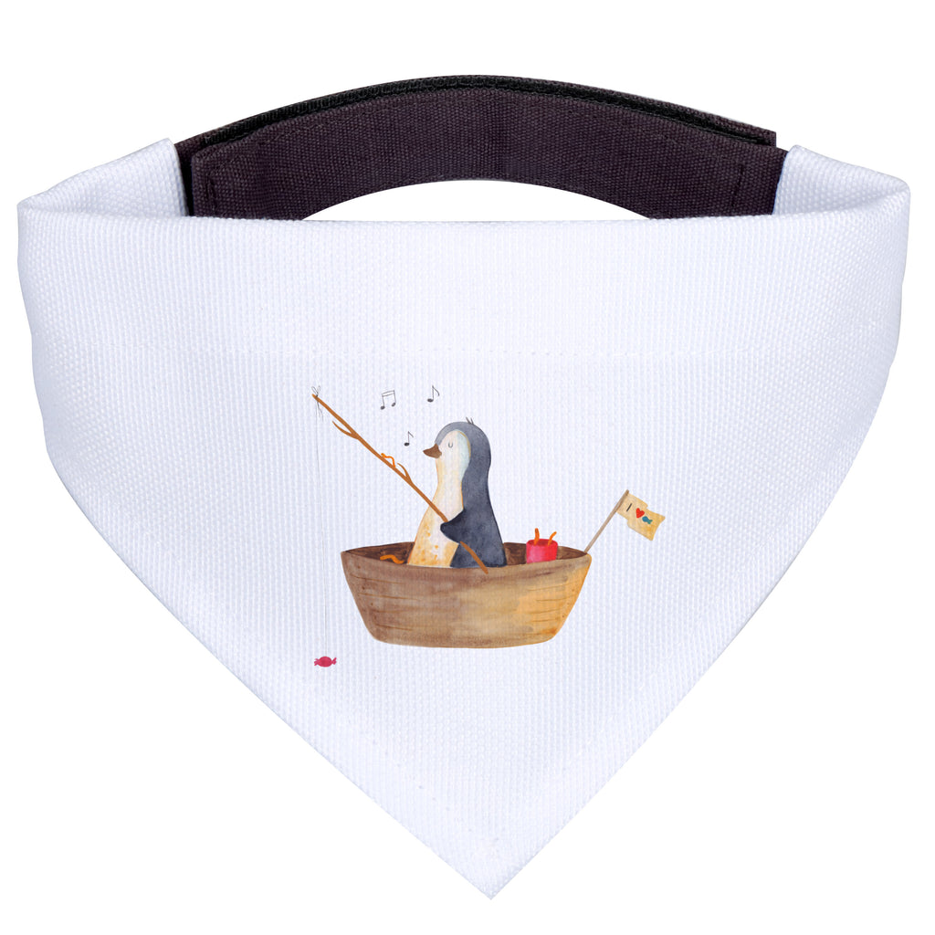Hundehalstuch S Pinguin Angelboot Hundehalstuch, Halstuch, Hunde, Tuch, klein, kleine Hunde, Pinguin, Pinguine, Angeln, Boot, Angelboot, Lebenslust, Leben, genießen, Motivation, Neustart, Neuanfang, Trennung, Scheidung, Geschenkidee Liebeskummer