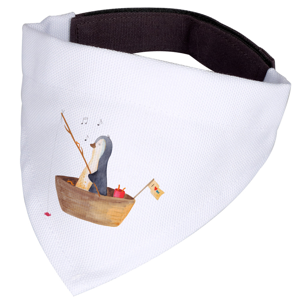 Hundehalstuch S Pinguin Angelboot Hundehalstuch, Halstuch, Hunde, Tuch, klein, kleine Hunde, Pinguin, Pinguine, Angeln, Boot, Angelboot, Lebenslust, Leben, genießen, Motivation, Neustart, Neuanfang, Trennung, Scheidung, Geschenkidee Liebeskummer