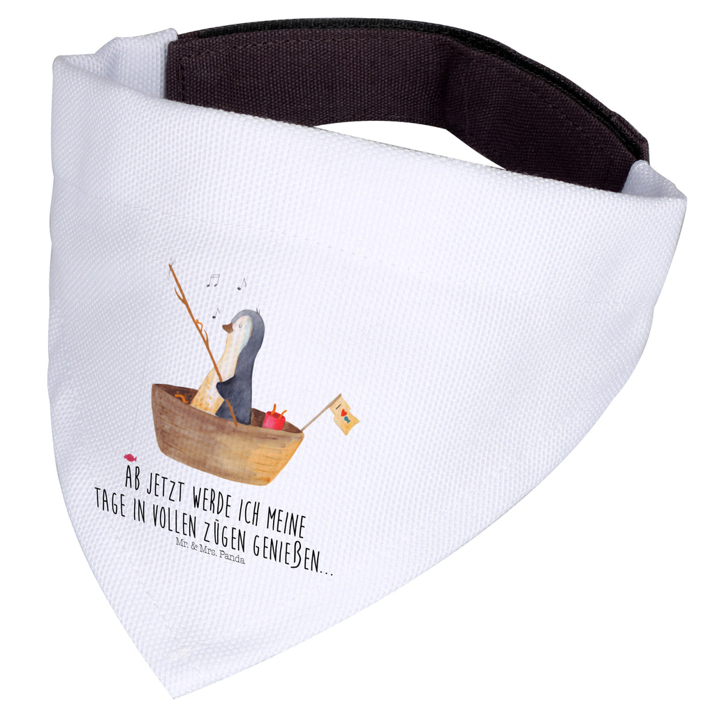 Hundehalstuch S Pinguin Angelboot Hundehalstuch, Halstuch, Hunde, Tuch, klein, kleine Hunde, Pinguin, Pinguine, Angeln, Boot, Angelboot, Lebenslust, Leben, genießen, Motivation, Neustart, Neuanfang, Trennung, Scheidung, Geschenkidee Liebeskummer