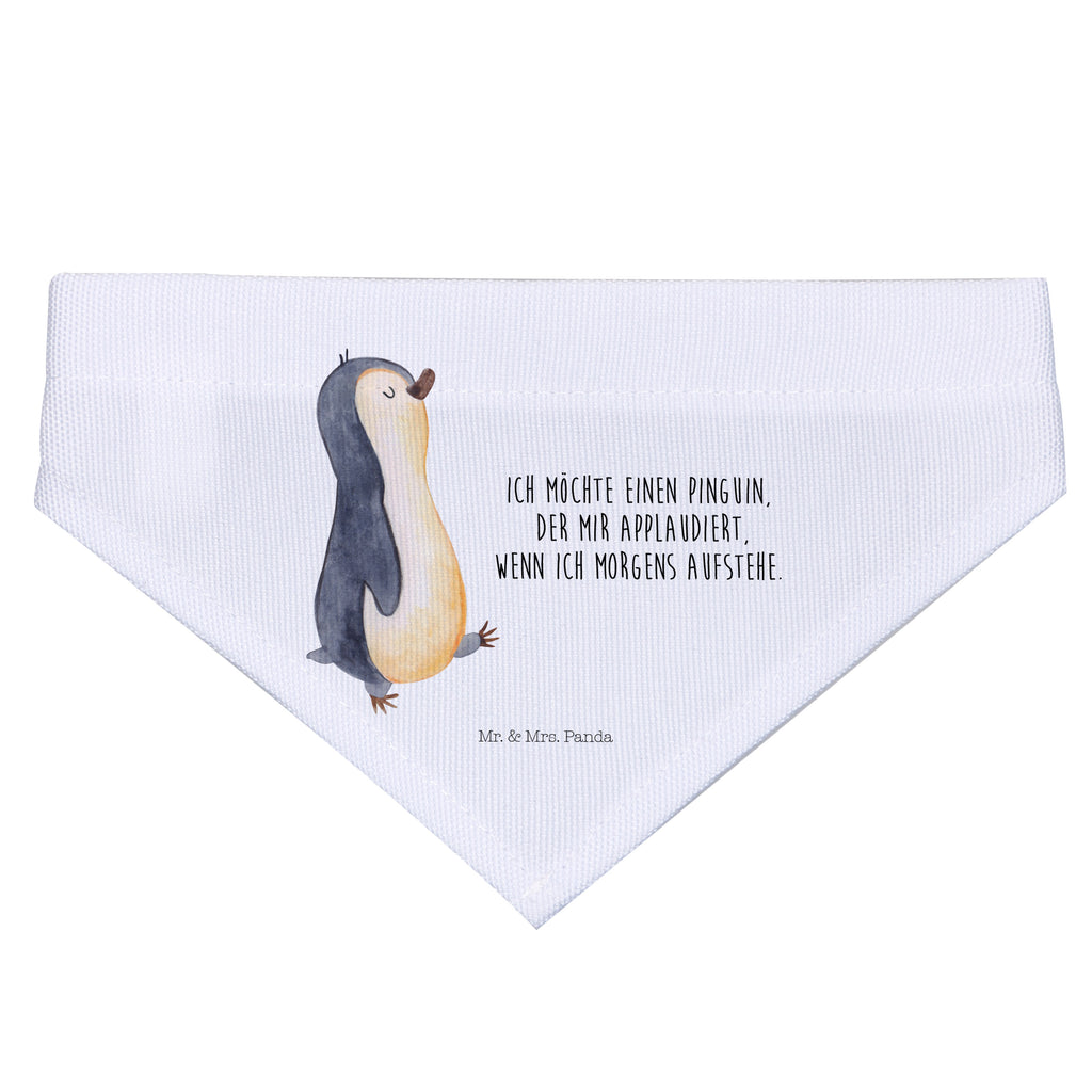 Hundehalstuch L Pinguin marschierend Hundehalstuch, Halstuch, Hunde, Tuch, groß, große Hunde, Pinguin, Pinguine, Frühaufsteher, Langschläfer, Bruder, Schwester, Familie