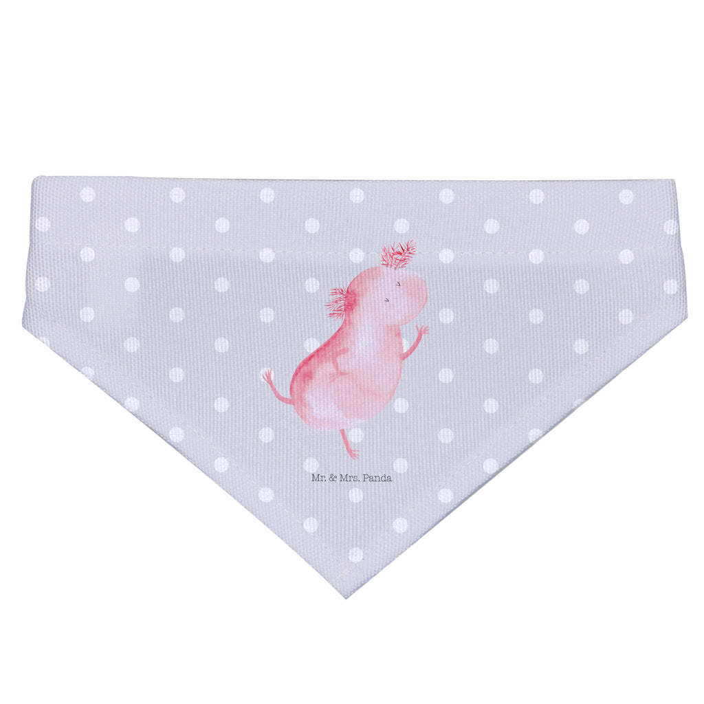 Hundehalstuch M Axolotl tanzt Hundehalstuch, Halstuch, Hunde, Tuch, mittel, mittelgroße Hunde, Axolotl, Molch, Axolot, Schwanzlurch, Lurch, Lurche, Dachschaden, Sterne, verrückt, Freundin, beste Freundin