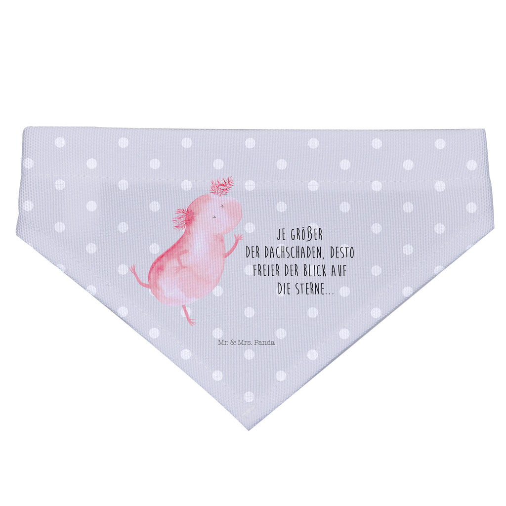 Hundehalstuch M Axolotl tanzt Hundehalstuch, Halstuch, Hunde, Tuch, mittel, mittelgroße Hunde, Axolotl, Molch, Axolot, Schwanzlurch, Lurch, Lurche, Dachschaden, Sterne, verrückt, Freundin, beste Freundin
