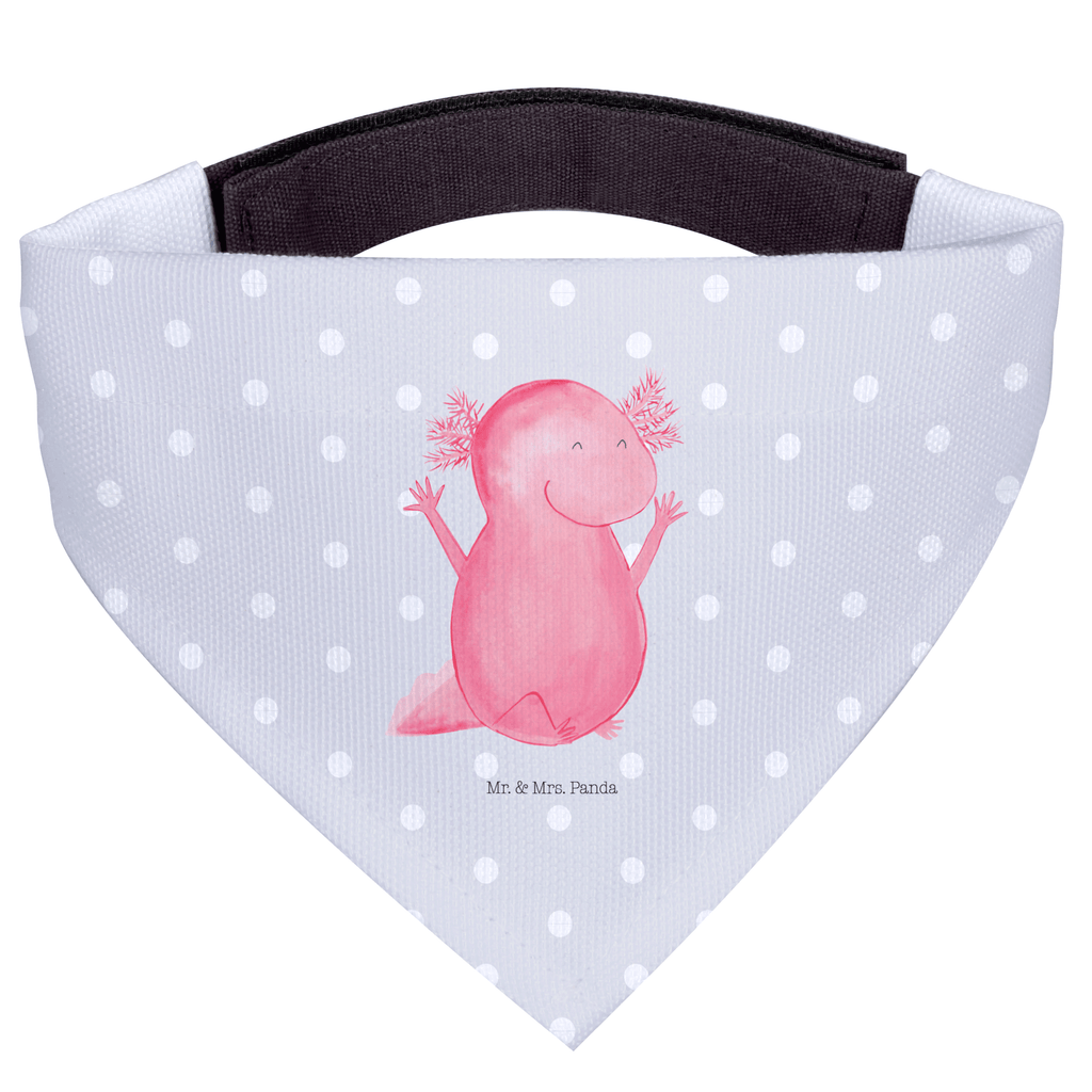 Hundehalstuch M Axolotl Hurra Hundehalstuch, Halstuch, Hunde, Tuch, mittel, mittelgroße Hunde, Axolotl, Molch, Axolot, Schwanzlurch, Lurch, Lurche, fröhlich, Spaß, Freude, Motivation, Zufriedenheit