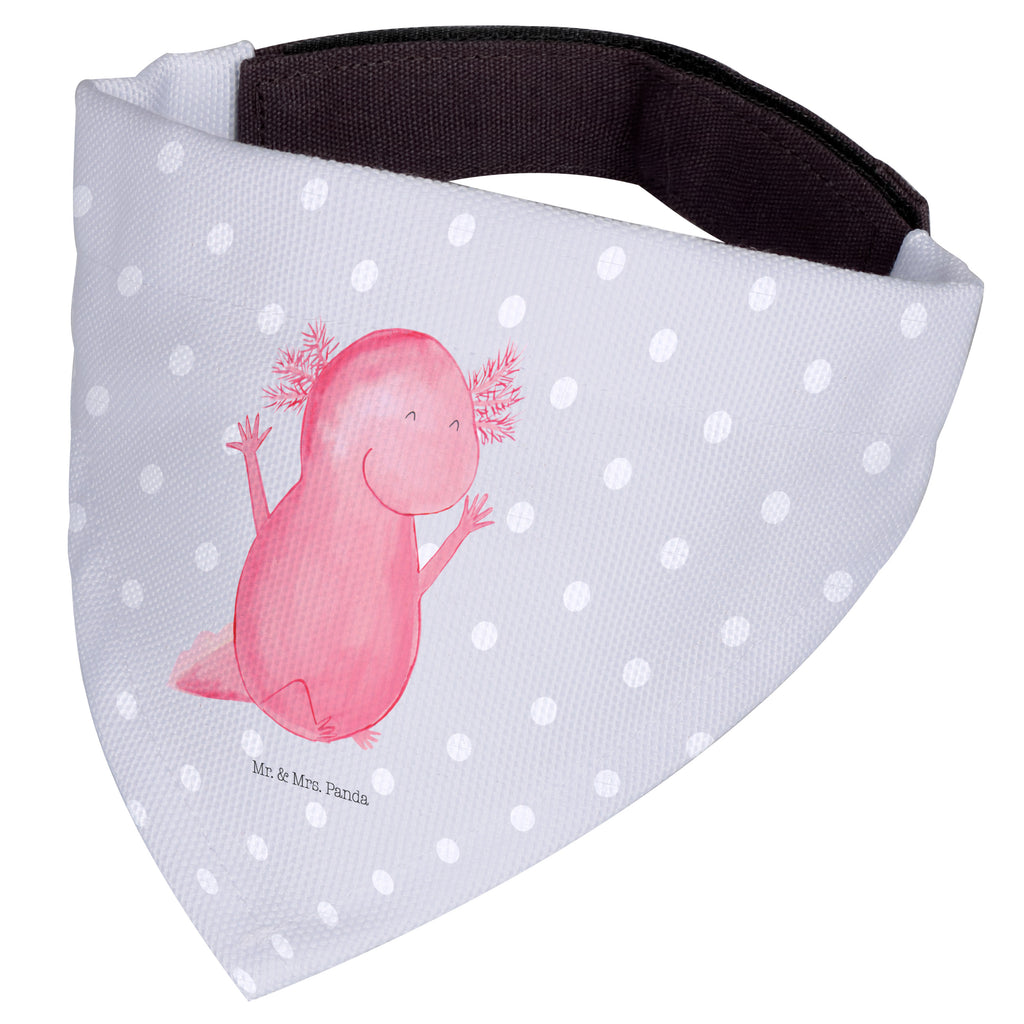 Hundehalstuch M Axolotl Hurra Hundehalstuch, Halstuch, Hunde, Tuch, mittel, mittelgroße Hunde, Axolotl, Molch, Axolot, Schwanzlurch, Lurch, Lurche, fröhlich, Spaß, Freude, Motivation, Zufriedenheit
