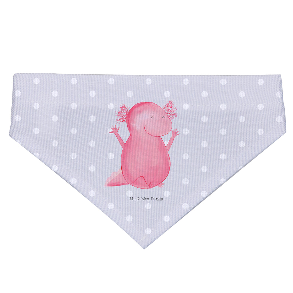 Hundehalstuch M Axolotl Hurra Hundehalstuch, Halstuch, Hunde, Tuch, mittel, mittelgroße Hunde, Axolotl, Molch, Axolot, Schwanzlurch, Lurch, Lurche, fröhlich, Spaß, Freude, Motivation, Zufriedenheit