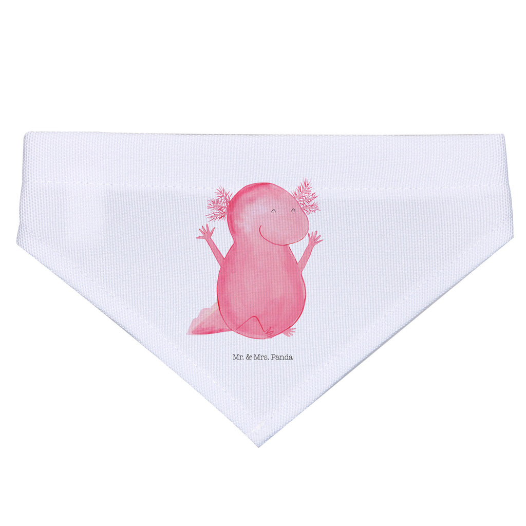 Hundehalstuch M Axolotl Hurra Hundehalstuch, Halstuch, Hunde, Tuch, mittel, mittelgroße Hunde, Axolotl, Molch, Axolot, Schwanzlurch, Lurch, Lurche, fröhlich, Spaß, Freude, Motivation, Zufriedenheit