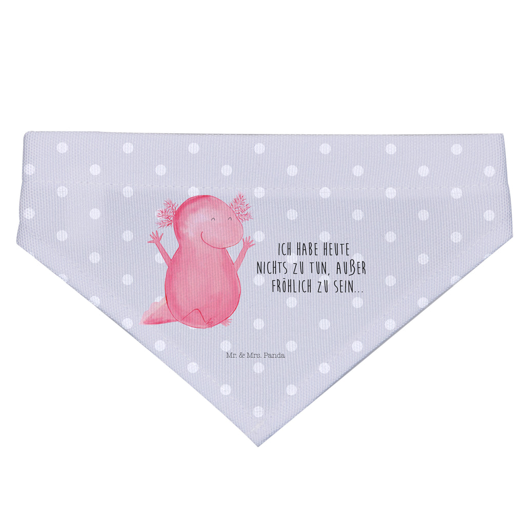 Hundehalstuch M Axolotl Hurra Hundehalstuch, Halstuch, Hunde, Tuch, mittel, mittelgroße Hunde, Axolotl, Molch, Axolot, Schwanzlurch, Lurch, Lurche, fröhlich, Spaß, Freude, Motivation, Zufriedenheit