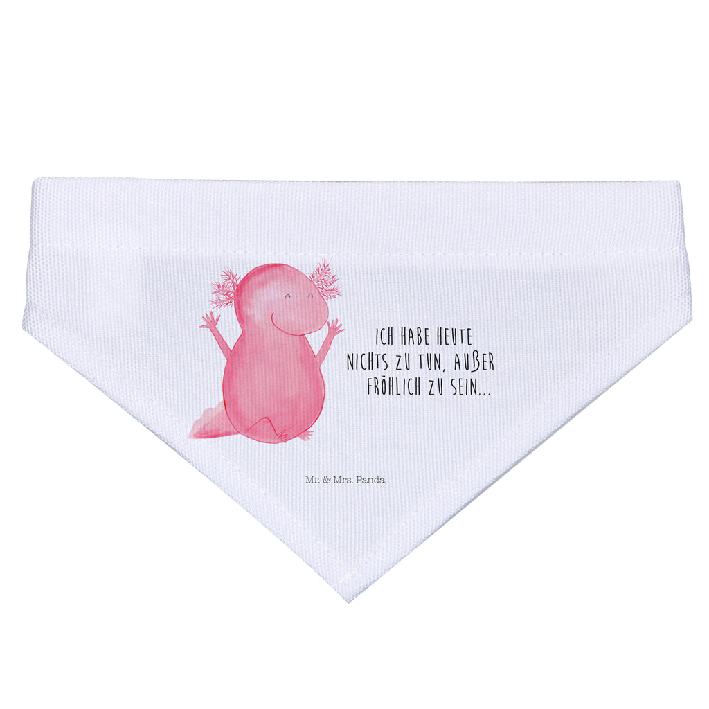 Hundehalstuch M Axolotl Hurra Hundehalstuch, Halstuch, Hunde, Tuch, mittel, mittelgroße Hunde, Axolotl, Molch, Axolot, Schwanzlurch, Lurch, Lurche, fröhlich, Spaß, Freude, Motivation, Zufriedenheit