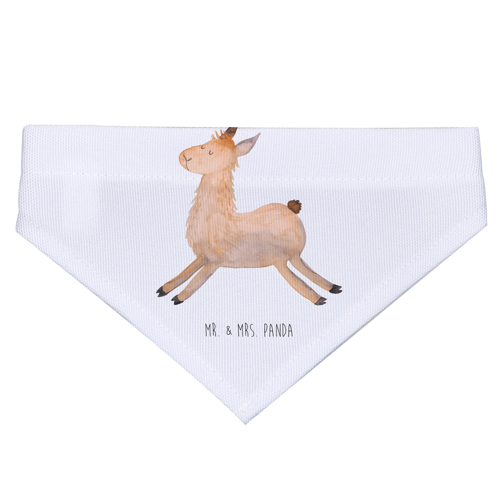 Hundehalstuch S Lama springend Hundehalstuch, Halstuch, Hunde, Tuch, mittel, mittelgroße Hunde, Lama, Alpaka, Lamas, Lieblingstag, Happy day, fröhlich, Glück, Freundin, Liebeskummer, Neustart, guten Morgen, Start, Prüfung, Abitur