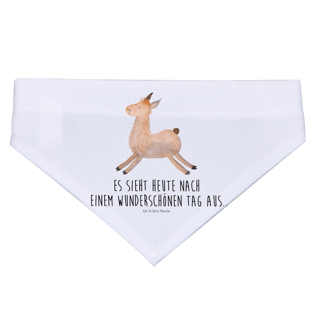 Hundehalstuch S Lama springend Hundehalstuch, Halstuch, Hunde, Tuch, mittel, mittelgroße Hunde, Lama, Alpaka, Lamas, Lieblingstag, Happy day, fröhlich, Glück, Freundin, Liebeskummer, Neustart, guten Morgen, Start, Prüfung, Abitur